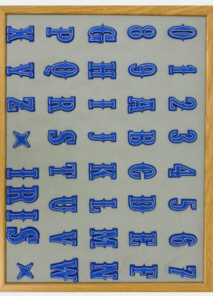 Western Font – 3D výšivka s charakterem obrázek 5