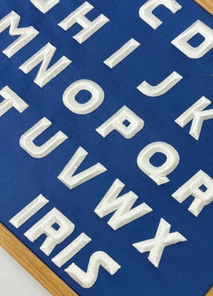 3D výšivky písmen – Diamond Font obrázek 1