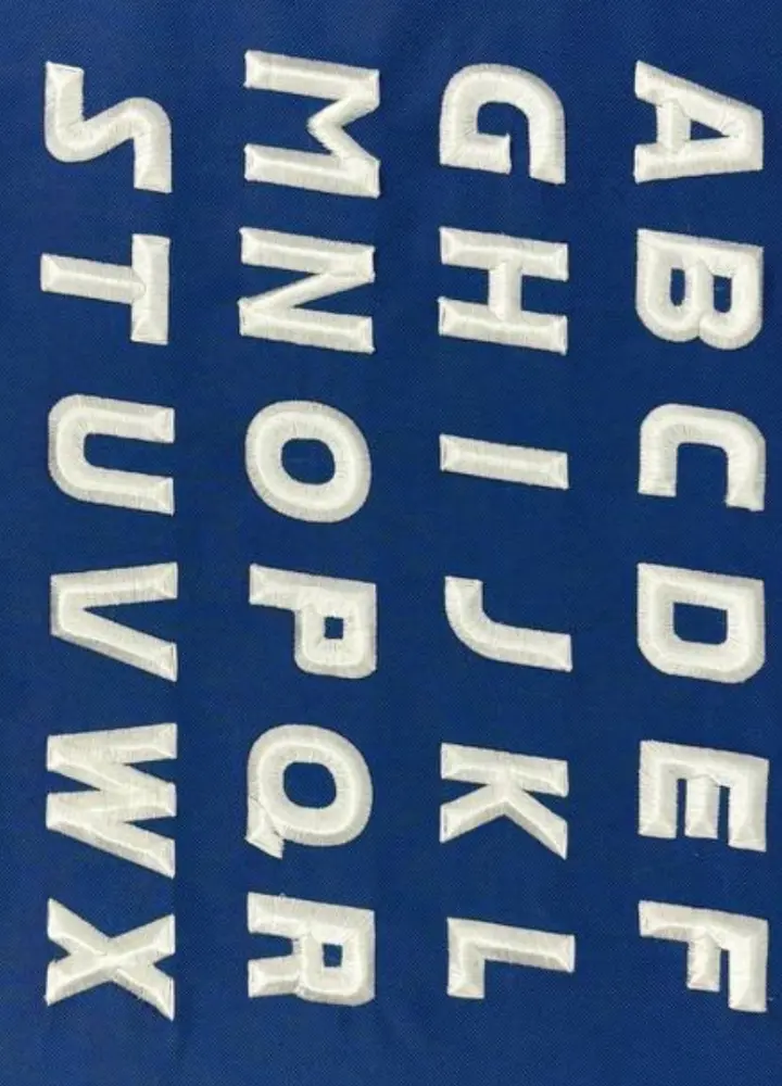3D výšivky písmen – Diamond Font obrázek 5